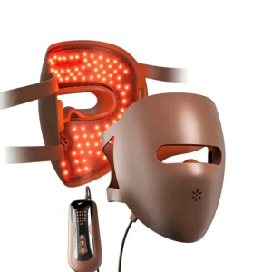 LED Facial Mask 3D Photon Mask 328 High Density LEDs 4 Light Modes Green Yellow Red and NIR Silicone Led Mask
