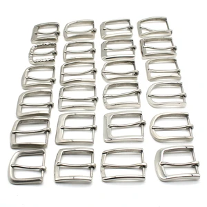 Customizable 40mm Durable Stainless Steel Belt Buckle with Square Plating Technique for Men