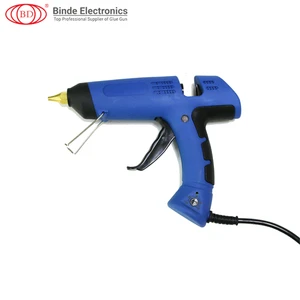 OEM Electric Hot-Melt Glue Gun Kit with Brass Nozzle Factory Plastics & Glue Gun for Various Applications