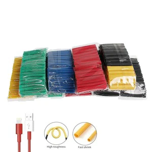 580pcs Heat Shrink Tube Kit Thermoresistant Electrical Cable Insulation Sleeves Heat Shrink Wrapping Kit Wire Protection Set