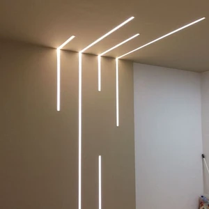 Recessed Led Linear Lighting Fixture for Projects With 5years Warranty 90*35mm Aluminum Profile