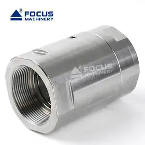 Threaded Connection Straight Through Rotating Union Stainless Steel Low Torque Rotating Joints for Fire Lifting System