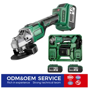 Cordless Angle Grinder 21V Brushless Motor for Metal Cutting Grinding Polishing Portable Power Tool for Industrial Use