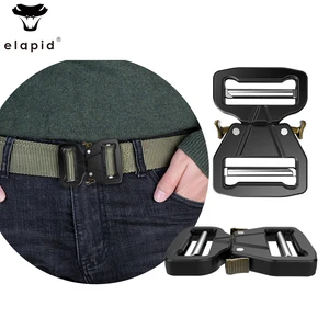 Modern Fast Release Metal Buckle Tactical Strap Buckle for Daily Outdoor Activities and Casual Webbing Belts