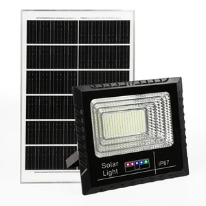 Solar Flood Light 80W 100W 150W 200W LED Solar Powered Spotlight Outdoor Waterproof Reflector Solar Flood Light