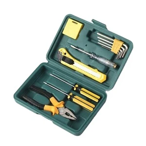 Promotion Household General Tool Kit Hand-powered Carbon Steel Tools in Hard Case OEM Customizable 1-Year Warranty