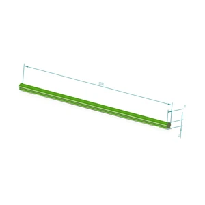 Factory Price D35 straight bar contour light for gas station Green light DC24V YE60KD2 led strip lights for Sale