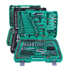 216PCS Household Tool Set Multi Car Tool Kit Box Hex Ratchet Steel Wrench Socket Set Hand Tools Set