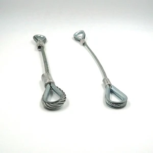 Mechanical Pressed Steel Wire Rope Metal Sling with Thimble