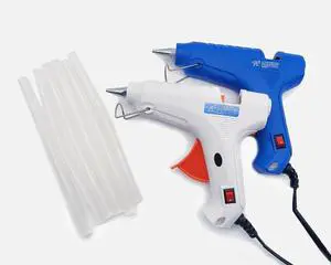 20/60/150W Hot Melt Glue Gun, DIY Craft Glue Gun Kit with 10 Glue Sticks, Mini Industrial Hot Glue Gun for Arts & Repairs