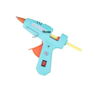 Hot Melt Invisible PVC Glue Gun Wholesale Multi-Power 7/11mm Glue Sticks Handcrafted Quick-Heat Dual Power Glue Gun For Knitted