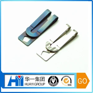 Customized Flat Belt Clip Metal Spring Steel With Carbon Brass Zinc-Durable And Stylish Bending Stamping Sheet Metal Fabrication