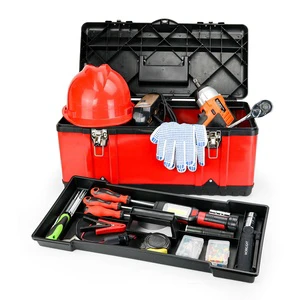 23 Inch Home Hardware Toolbox Tool Components Storage Box Auto Repair Electrical Mechanic Waterproof Suitcase Tool Box Set