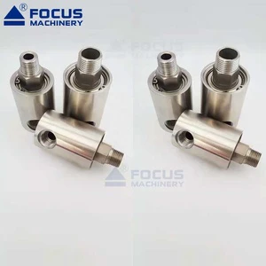 IN STOCK JDHD25R SS201 Direct Factory H Series ONE Way Water Rotary Swivel Joints BSP RH 90 Degree FxM Thread Connection