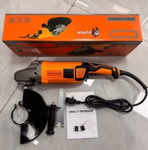 3000W Professional Corded Angle Grinder Metal Cutting Polisher 230mm Discs High Power Industrial Grade 220V Grinding Machine