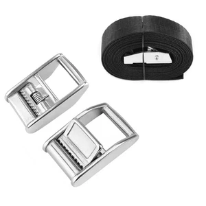 Cam Belt Strap Lock Cam Lock Buckle Metal Silver Zinc Alloy Buckles with Cam Flap for Customized Bulk Packing Finish