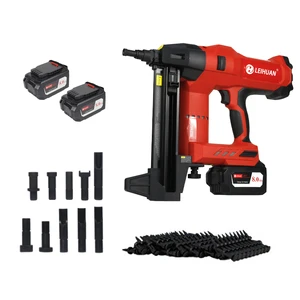 LEIHUAN DCCN100X2 Electric No Gas Concrete Nail Gun Roofing Tools Nailer Gun Upholstery Tools