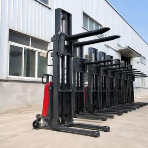 Free Shipping 1.2 Ton Electric Stacker Electric Reach Stacker 2 Ton 2000 Kg Multi Purpose Forklift Electric Stacker 1.5 Ton