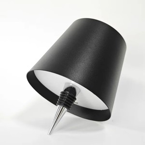 Plasma Bottle Lamp Rechargeable Touch Control Table Lamp, Cute Embed LED Night Light for Bedroom/Restaurant/Bar