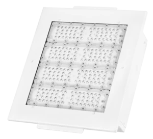 Outdoor 100W LUMILEDS LED Canopy Lights IP65 Aluminum Surface Mounted 5-Year Warranty 4000K-6500K Color Temp for Gas Station