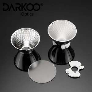 95% High Reflectivity PC COB LED Reflector Cup with Holder for Street/Flood Lights, 1000+ Custom Designs, Free Samples