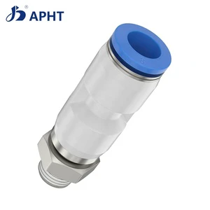 APHT SMC High-Speed 360 Degree Rotating Straight Rotary Union One-Touch Industrial Pneumatic Connector Male KSH Plastic Fittings