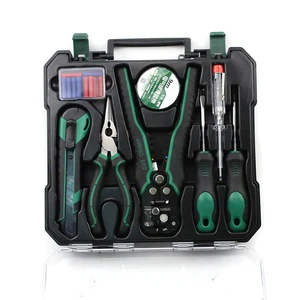 Electrician Wireman Cable Wire Automatic Multiple Terminals Crimping Pliers Cutter Screwdriver Insulated Tool Kit Set
