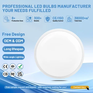 Ultra Thin Slim White 3000k/6500k Dial Swith Dimming Tri-Proof Flush Mount Indoor Bedroom Round Led Ceiling Lights