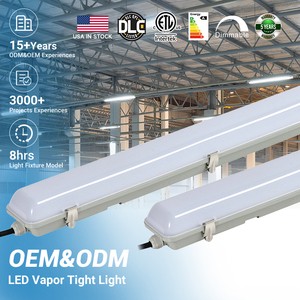 Hot Sale Waterproof Ip65 40w 60w Led Batten Lamp Indoor Led Tri-proof Stairwell Linear Light