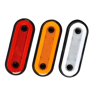 Hilmo LED-060 NEW MODEL LED Reflective Lens Replacement Side Marker Light Super Bright Side Lamp for Truck Trailer
