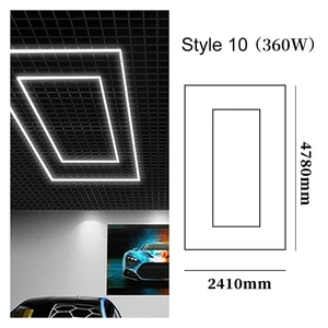 High Lightness Garage Light Hexagon Led Ceiling Light Car Workshop Honeycomb Led Garage Lights