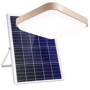 Two in One Solar Floodlight Ceiling Light Outdoor LED High-Power Outdoor Solar Remote Control Landscape Spotlight Lighting