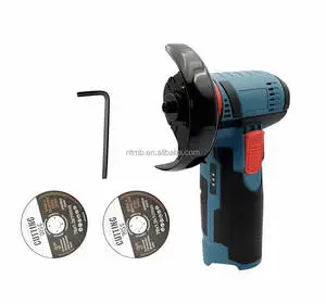 Manufacturer Direct Sales 12V Mini Brushed Industrial Grade Polishing Angle Grinder Rechargeable 2.0AH Lithium-Ion Battery 19500