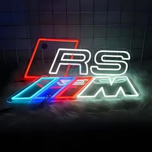 Custom Car Logo Neon Sign - Silicone Travel LED For Garage & Man Caves, Flexible Automotive Wall Decor