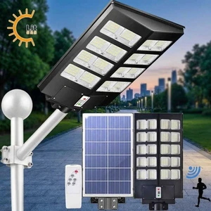 ABS 600W LED Solar Street Light 800W Integrated Solar Garden Lamp 1000W Outdoor IP65 Lighting