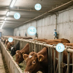 Indoor Dairy Farm Negative Ion LED Tri Proof Light 4FT 5FT 40W 60W IP65 Antibacterial Tri Proof Lamp Pig Farm Sheepfold Lighting