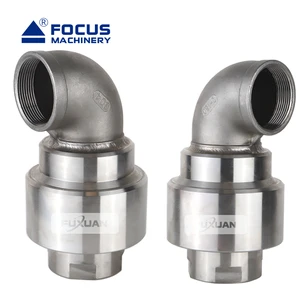 Factory Wholesale Stainless Steel High Pressure Swivel Joints Water Hydraulic Oil Rotary Unions