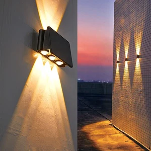 Hot Sale ABS Solar Light Garden up and Down Wall Light Outdoor Wall Lamp for Exterior