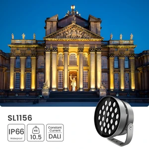 Outdoor Aluminum High Bright Lightweight 100W/150W LED Spotlight Flood Light IP66 2700-6500K RGB DMX512 Landscape Lighting