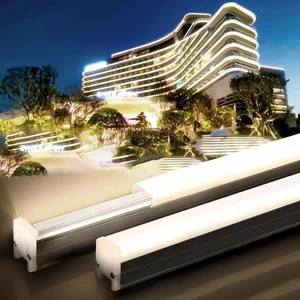 12W IP65 Waterproof LED Wall Washer Aluminum Landscape Light for Outdoor Engineering Bridge Colorful Line Contour Lighting