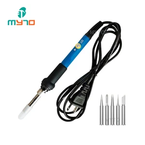 Myto 6 in 1 Thermostat Electric Iron Set 60W Plastic Handle Soldering Iron Set