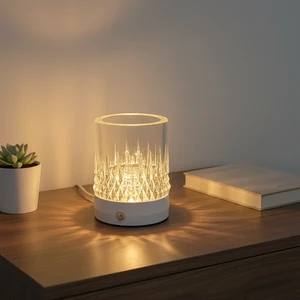 Modern LED Bar Cup 16 Colors Flexible Touch Control Crystal Decorative Atmosphere Light Table Lamp for Hotel Gift Lanterns