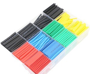 530Pcs Tubing Assortment Wire Cable Insulation Sleeving Kit Heatshrink Heat Shrink Tube Kit