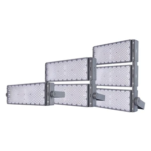 High Power 1200W Solar Flood Light with IP66 Waterproof for Stadium Parking Lot and Construction Site Outdoor Lighting