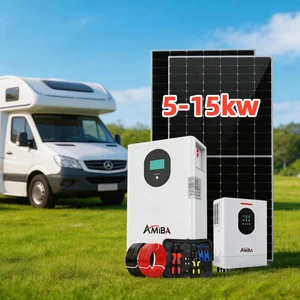 5kW 10kW 15kW Sustainable Solar Power Energy System Kit With ECO-Friendly LiFePO4 Battery For Eco-Resort And Glamping