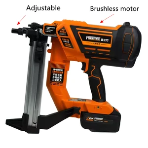 OEM Electric-Powered Lithium Battery Cordless Nail Gun for Trunking Installation
