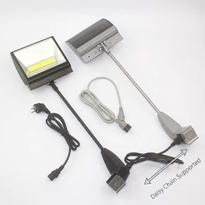 50W LED Trade Show Display Light, Daisy Chain Exhibit Booth Lamp, Adjustable CCT Aluminum for Pop up Stand & Showroom