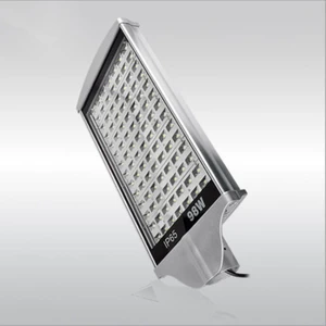 LED Street Lamp Reflector Cup Corrosion Resistance Aluminum Housing Campus Walkway 98W Road Light Sensor PIR Dimming