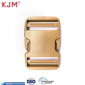 Customized Logo Pom Black Recycled 50mm 60mm Heavy Duty Belt Buckle Adjustable Quick Release Plastic Buckle