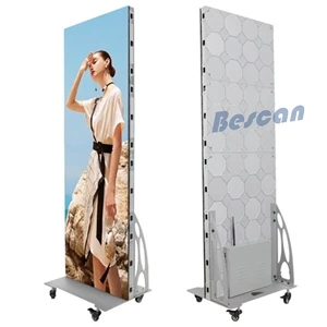 Shenzhen ~Trade Shows Event Promotions and Brand Marketing Portable Floor Display Stand for LED Light Box